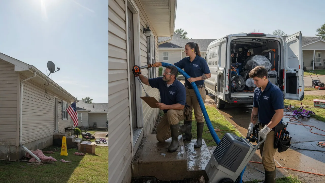 Ceiling Water Damage Restoration in Trinity, NC near me